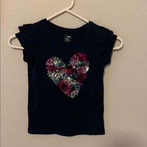 Girls top with sequences